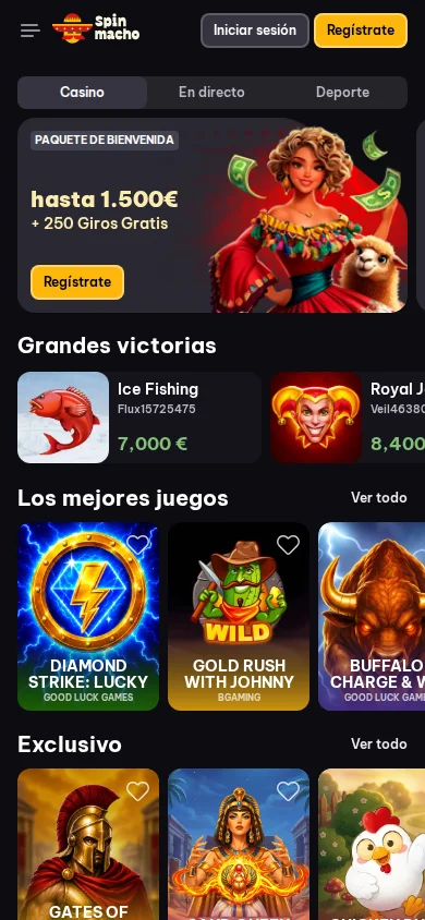 L'appli Spinmacho casino